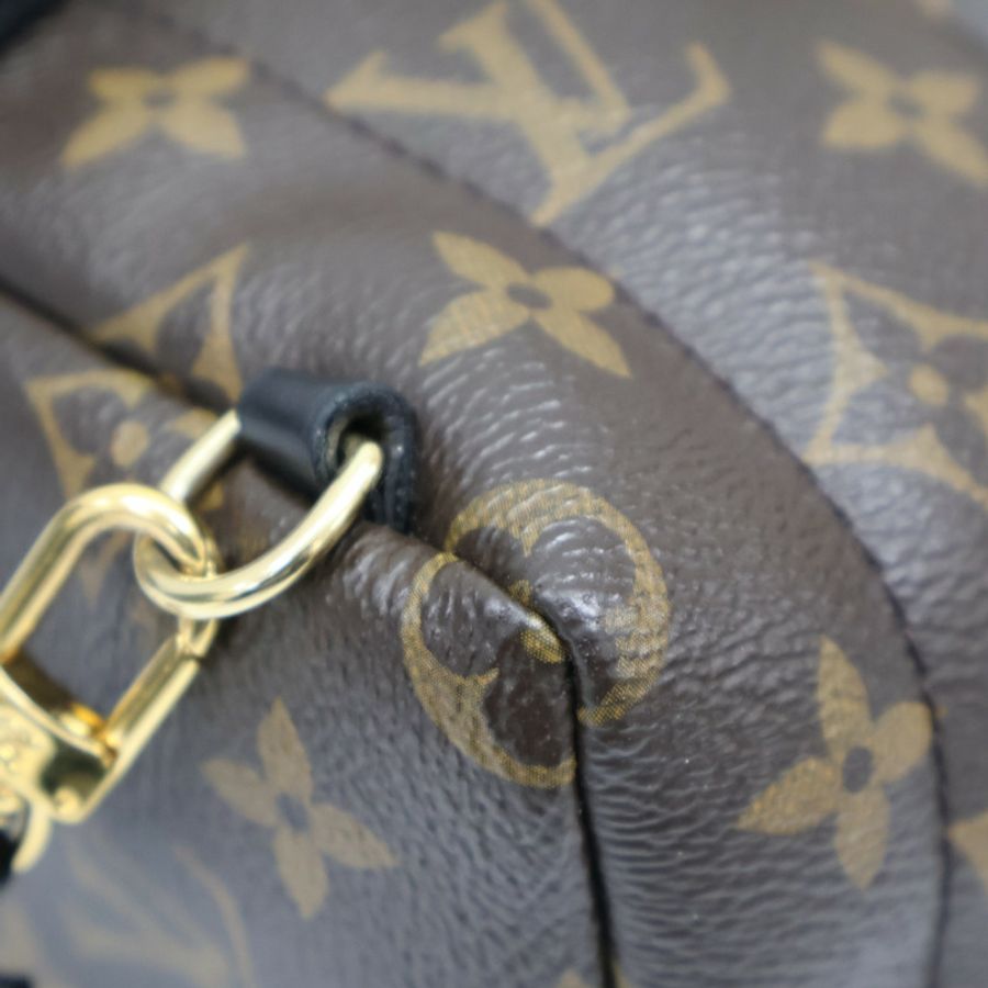 棕色 原花帆布 Palm Springs Mini 後背包 M44873【LOUIS VUITTON LV 路易威登】 M44873-12