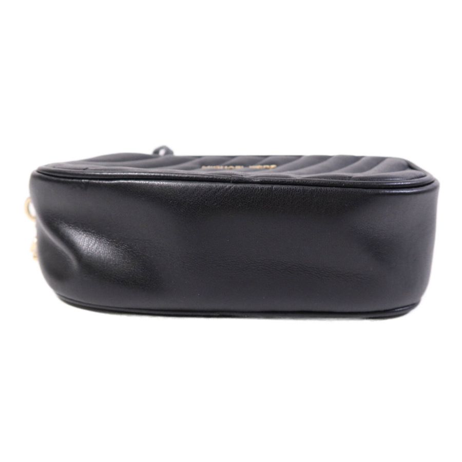 Michael Kors 羊皮皮革Shoulder Bag金扣鏈帶肩背袋-3