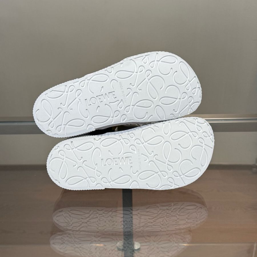 羅意威/LOEWE Terra Vulca 黑白熊貓大頭鞋 37 碼99新-6