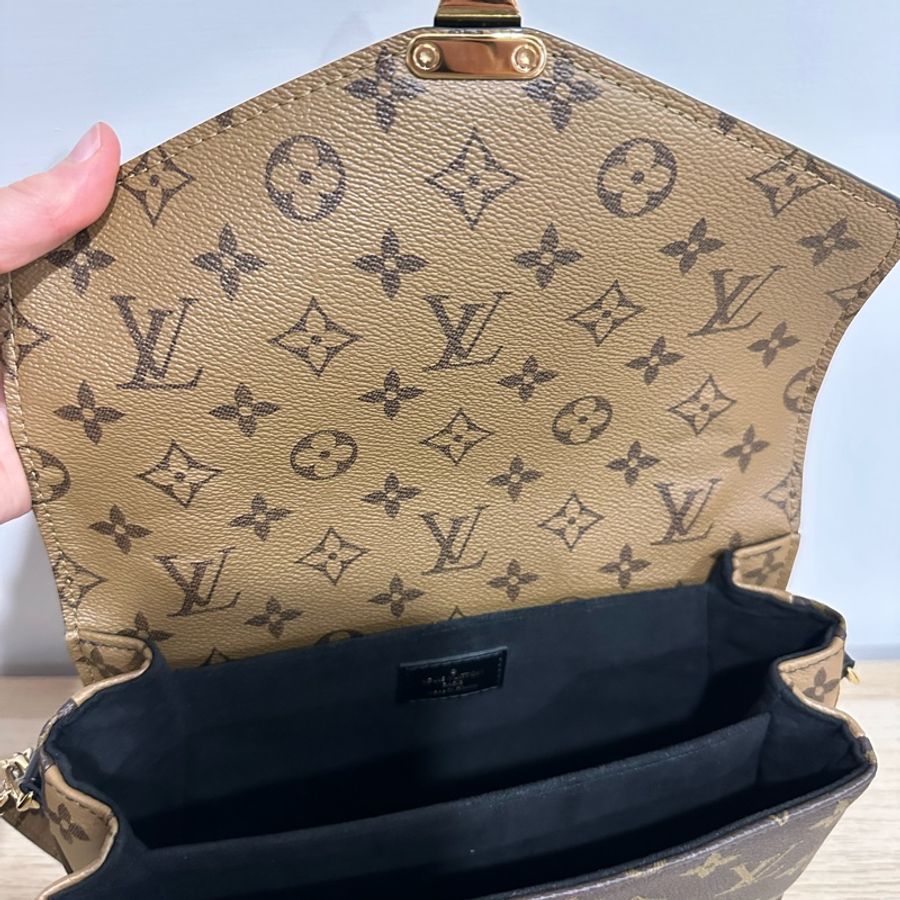 路易威登Louis Vuitton-Pochette Métis經典款老花拚色郵差包-11