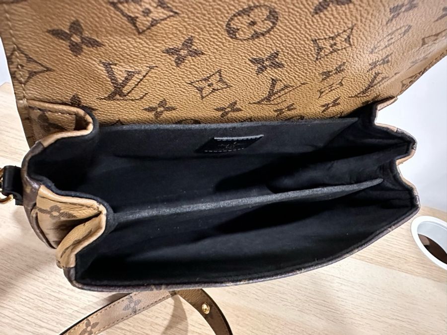 路易威登Louis Vuitton-Pochette Métis經典款老花拚色郵差包-12