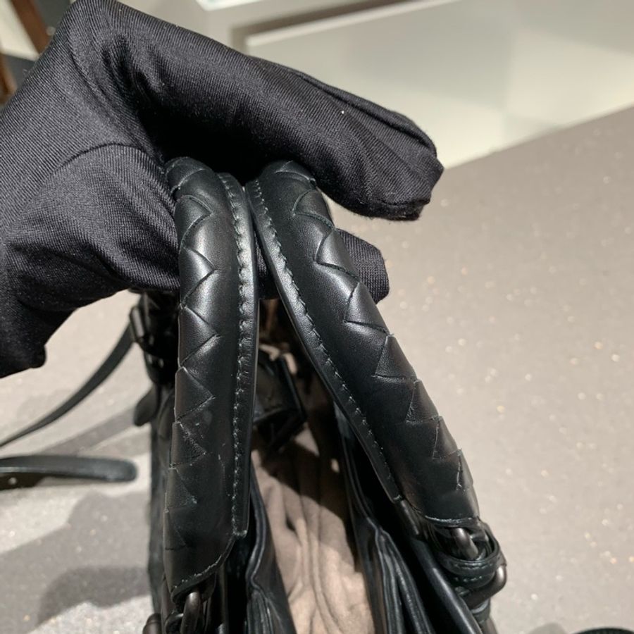 Bottega Veneta Roma BV葆蝶家 編織黑色-5