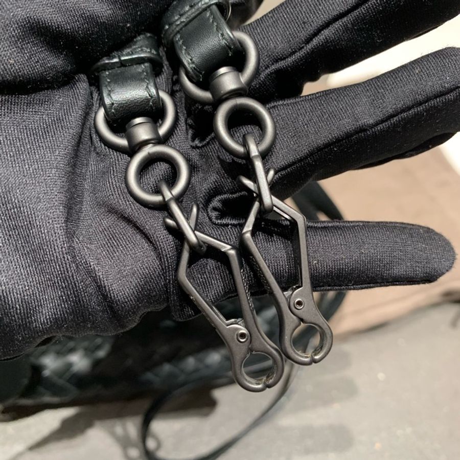 Bottega Veneta Roma BV葆蝶家 編織黑色-8