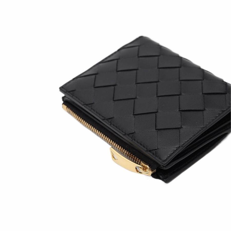 Bottega Veneta 女士 Intrecciato 小號雙折錢包 11.5cm*1.5cm*9cm-2