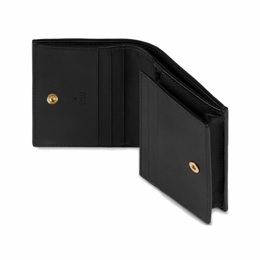 Gucci 女士 黑色Ophidia卡包均碼碼長:11cm、寬:3cm、高:8.5cm-2