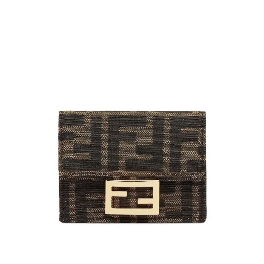 Fendi 女士 Baguette Micro三折錢包均碼碼9.5cm*3cm*7.5cm-5