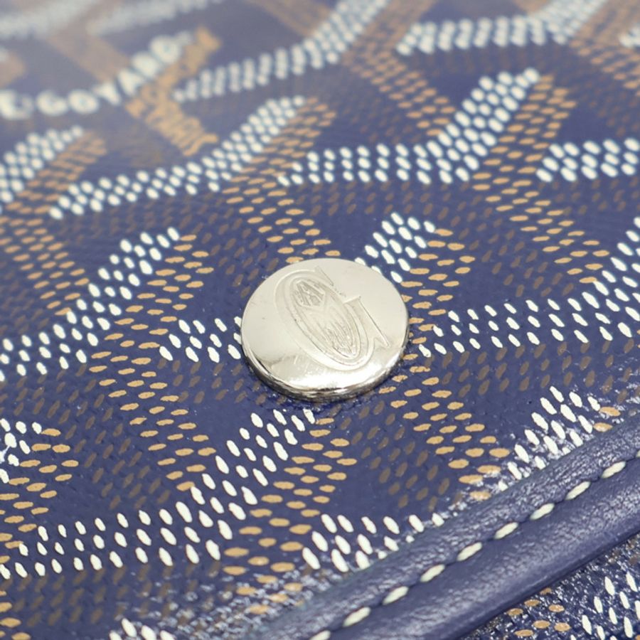 藍色 Goyardine帆布 PLUMET 肩背包【GOYARD 高雅德】-17