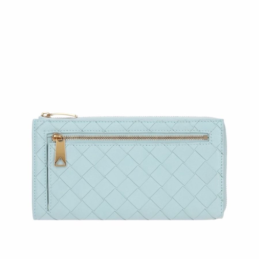 Bottega Veneta 女士 拉鍊開合錢包均碼碼19X2X9.8CM-1