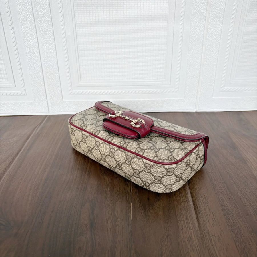 Gucci Horsebit 1955 情人節限定 23*12 99新配件塵袋 肩帶-5