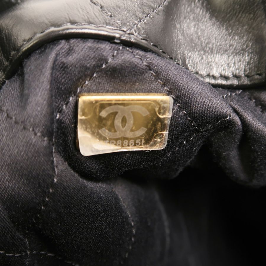 CHANEL 牛皮皮革Chanel 22 Backpack金扣鏈帶背包-6