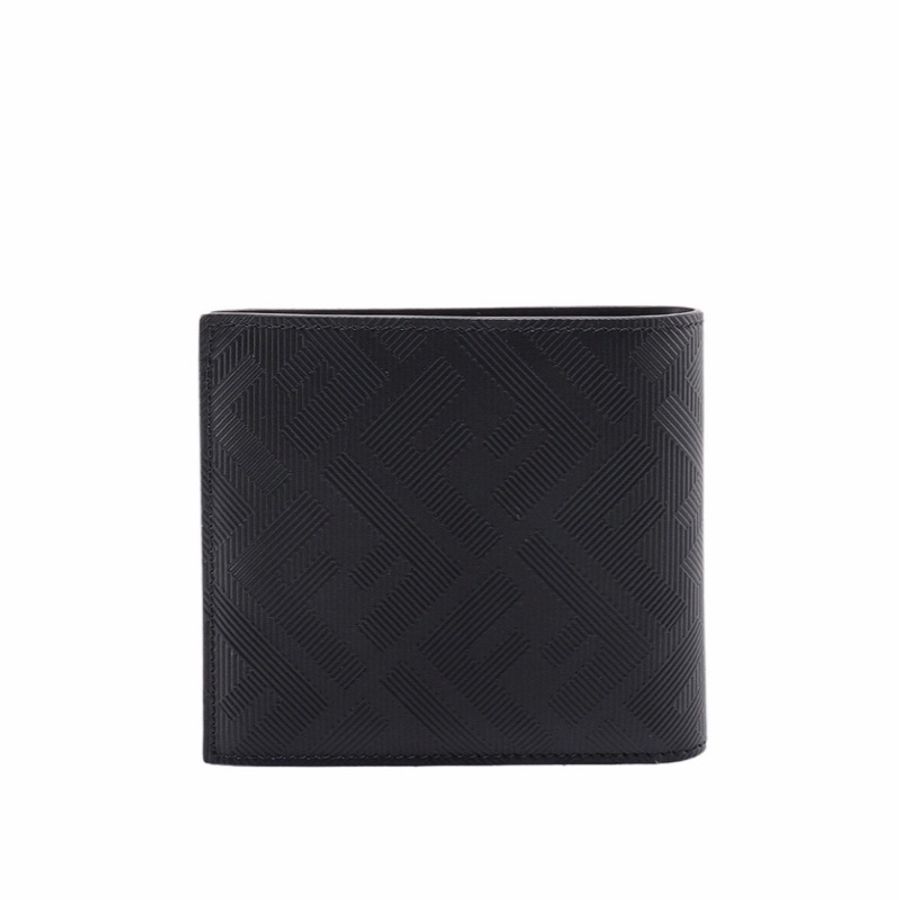 Fendi 男士 FF圖案雙折錢包均碼碼10.5cm*1.5cm*9.6cm-4