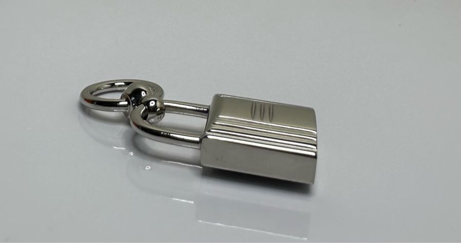 全新正品Hermes絲巾鎖頭扣-3