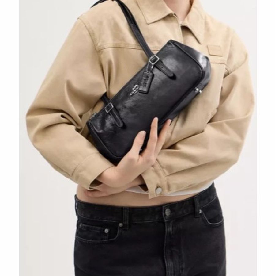 Coach 女士 Asher 單肩包均碼碼34cm*10.7cm*14cm-5