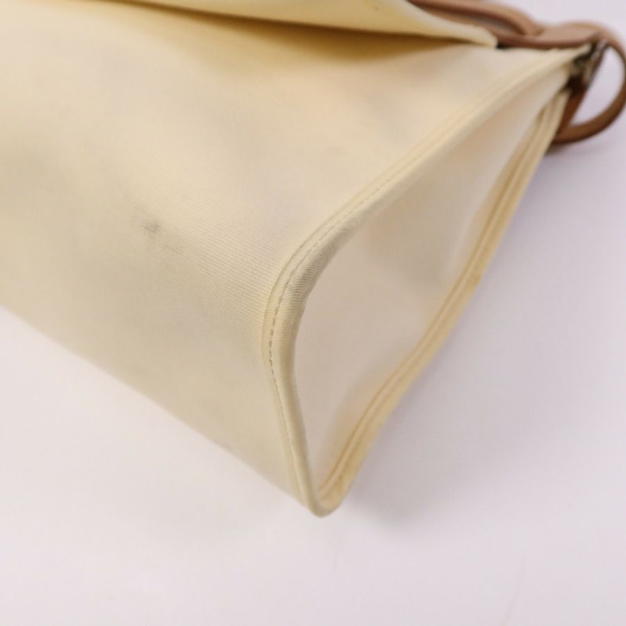 HERMES 帆布Herbag PM手挽肩背兩用袋Gold/Vanille-21
