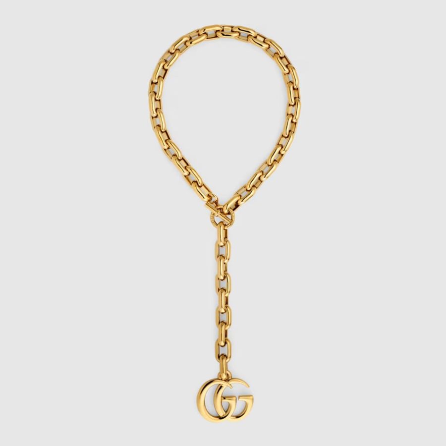Gucci 2026調節Y字鏈-0