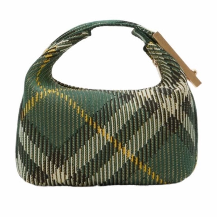Burberry 女士 格紋Peg迷你手提包均碼碼MINI、23cm*10.5cm*21.5cm-0