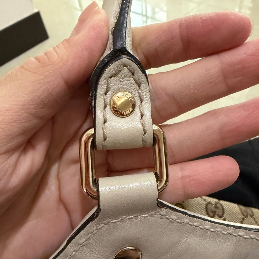 Gucci Sukey 211944系列的經典雙 G 緹花帆布包 手提包 托特包 肩背包-11