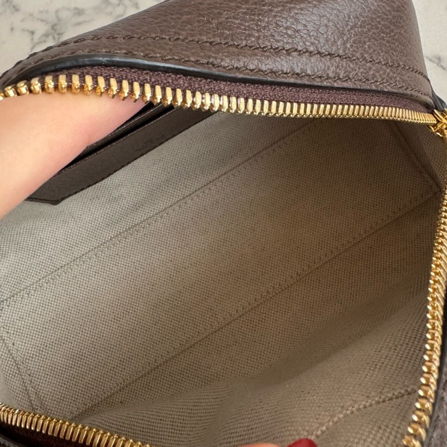 Gucci咖pvc手提兩用mini保齡球包-14