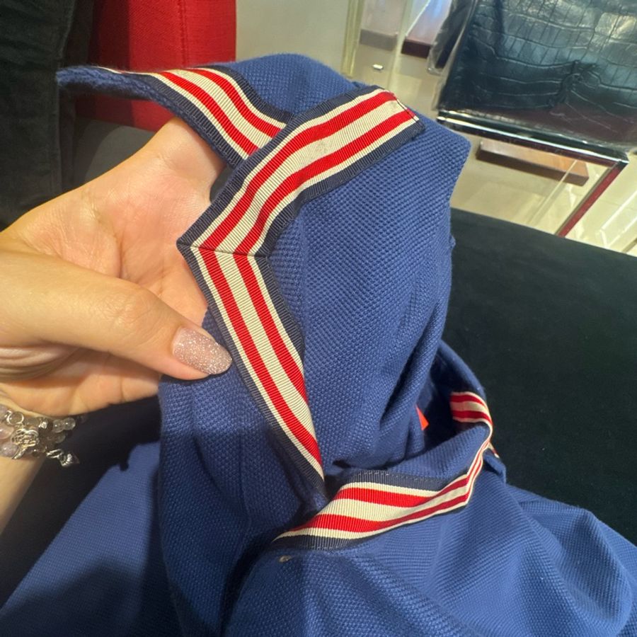 Gucci 深藍紅白logo polo衫-39