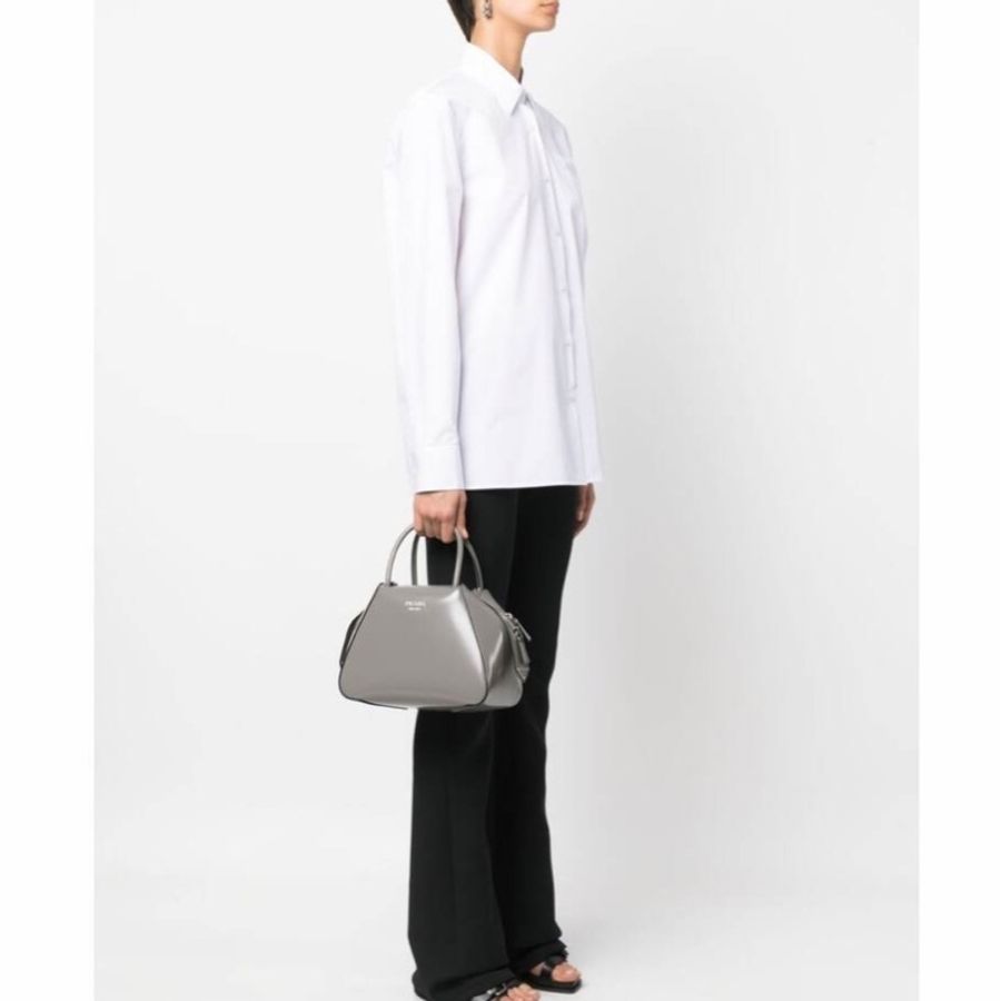 Prada 女士 徽標單肩包均碼碼25cm*13cm*18.5cm-4