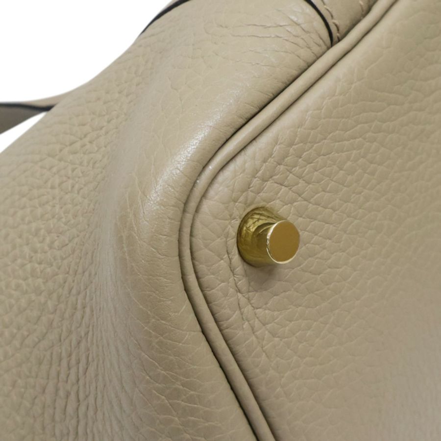 風衣灰 Clemence牛皮 Picotin Lock 18 手提包 B刻 金扣【HERMES 愛馬仕】 H056289CK-9