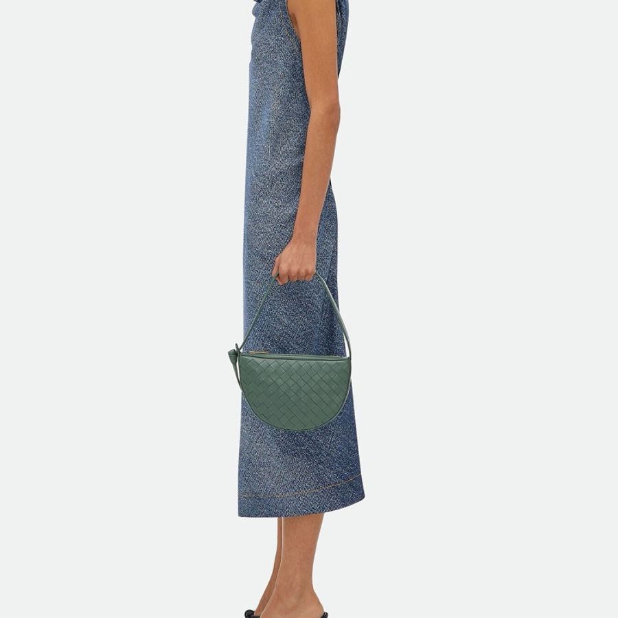 Bottega Veneta 女士 迷你Sunrise結飾單肩包均碼碼MINI、23cm*4cm*15cm-5