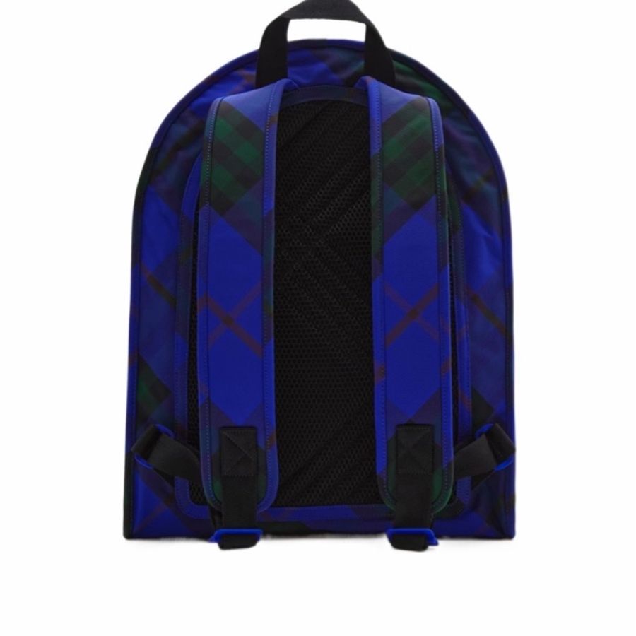 Burberry 男士 格紋圖案細節雙肩包均碼碼33cm*21cm*46cm-2