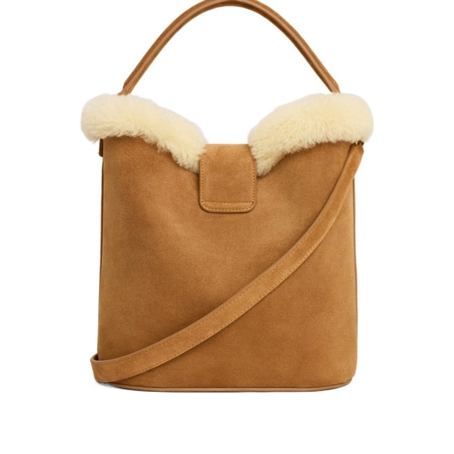 Celine 女士 中號徽標單肩包均碼碼中號、23.5cm*16cm*24cm-1