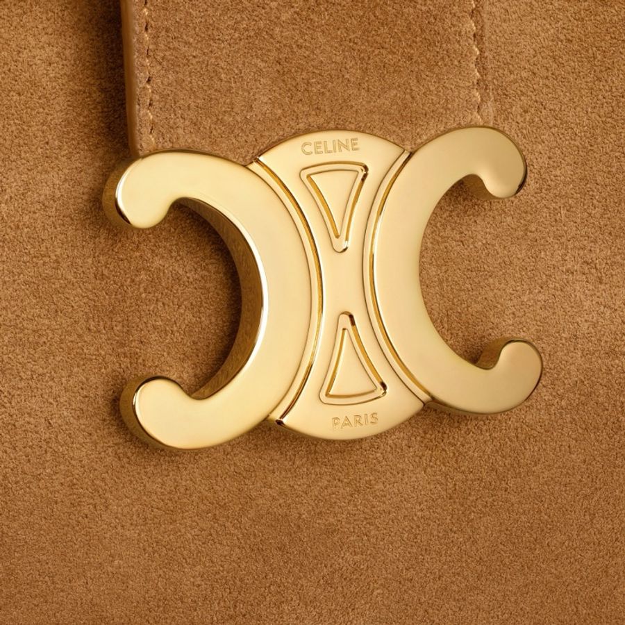 Celine 女士 中號徽標單肩包均碼碼中號、23.5cm*16cm*24cm-4