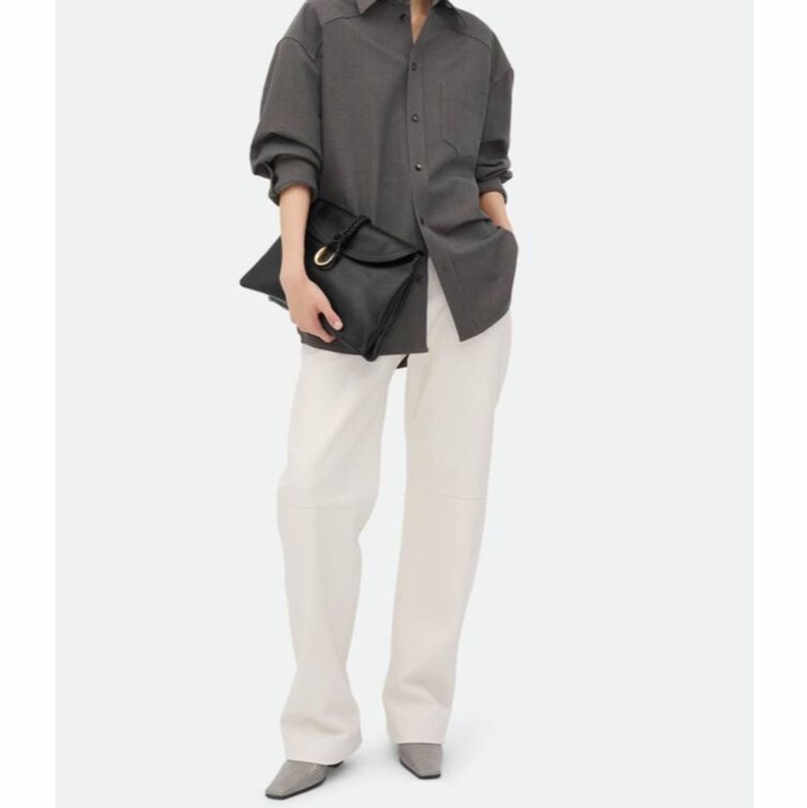 Bottega Veneta 女士 中號徽標單肩包均碼碼35cm*6cm*23cm-2