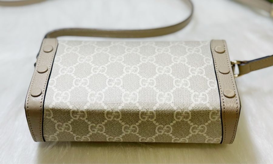 Gucci Horsebit 1955 GG Supreme 小斜背、側背包-6