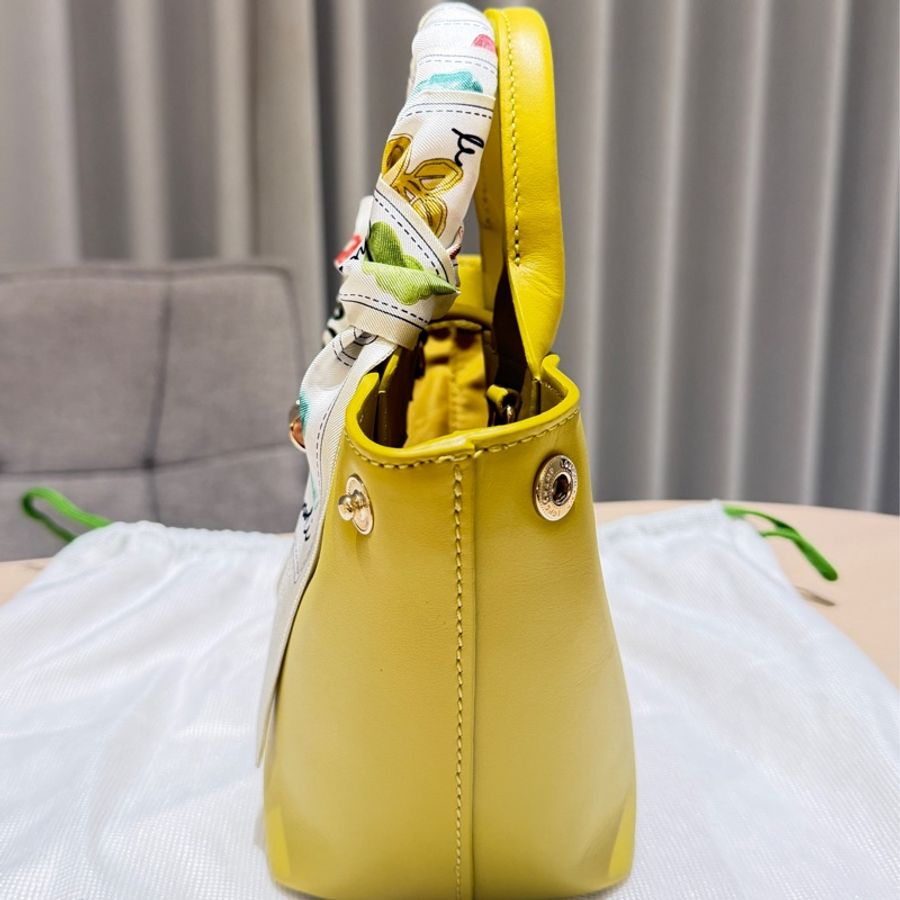 全新-Longchamp Roseau 真皮迷你托特包-2
