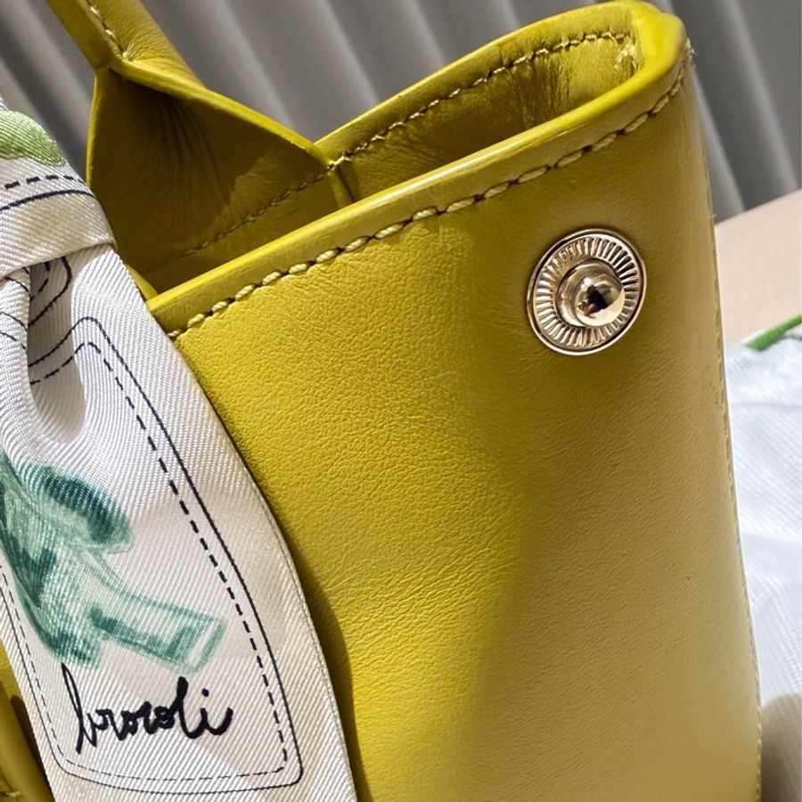 全新-Longchamp Roseau 真皮迷你托特包-15
