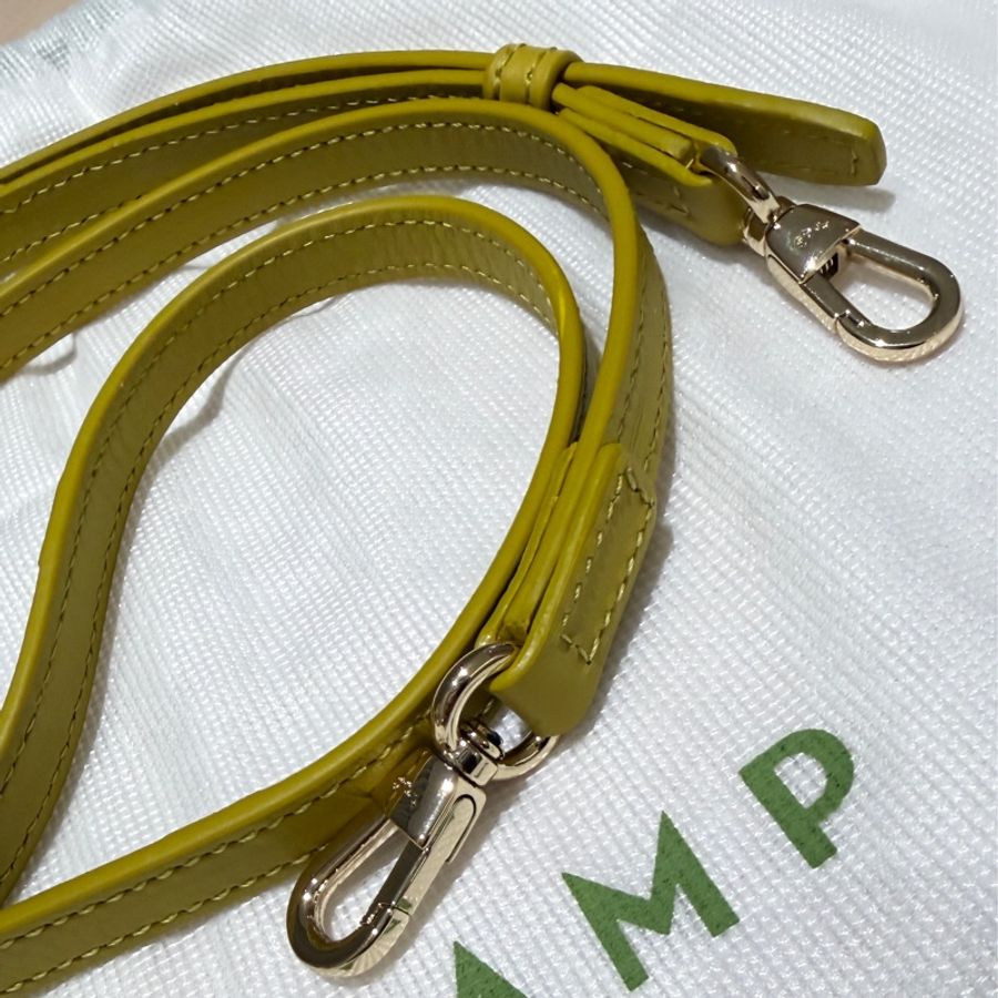 全新-Longchamp Roseau 真皮迷你托特包-17