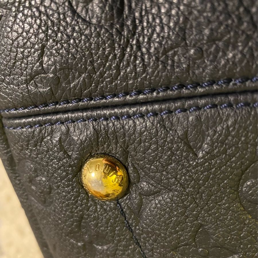 特價限時 ❤️lv artsy mm 黑 真皮壓紋 經典 雋永 容量大 經典 帥氣 壓紋 皮革 經典 全黑 皮革 肩背包 手提包 近全新-11