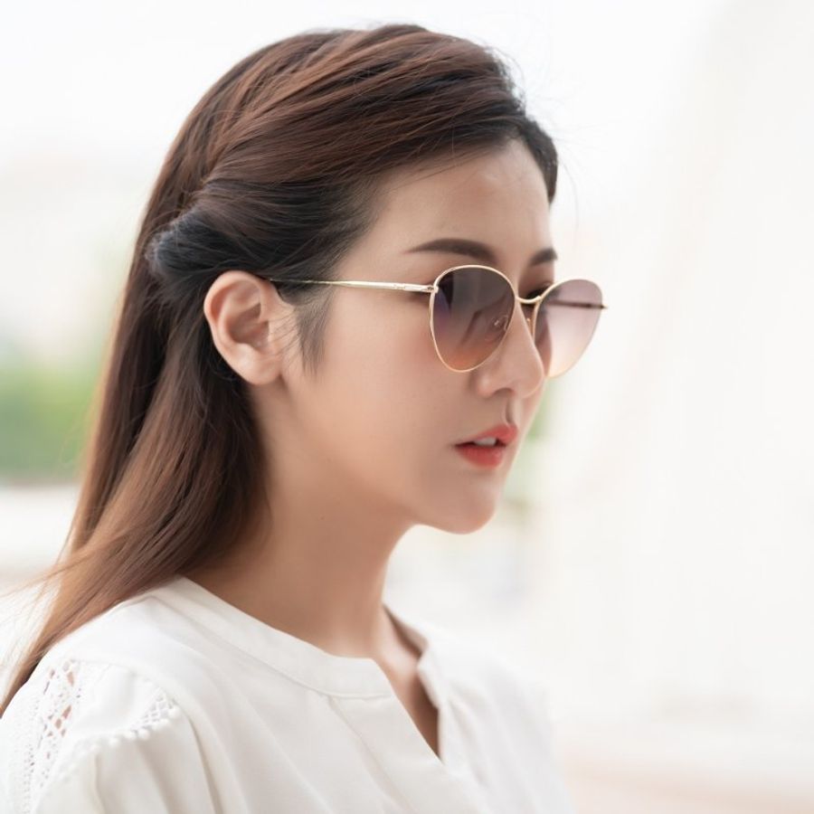 LONGCHAMP 太陽眼鏡(金色)-4