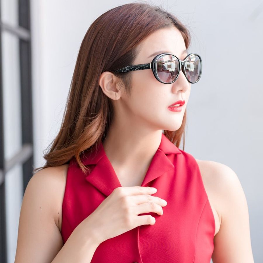 LONGCHAMP 太陽眼鏡 (黑色)-6