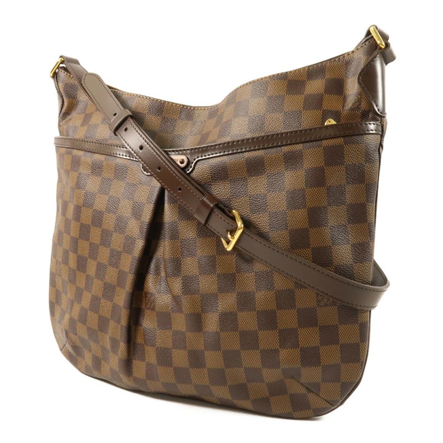 LOUIS VUITTON Damier Bloomsbury GM金扣肩背袋-2