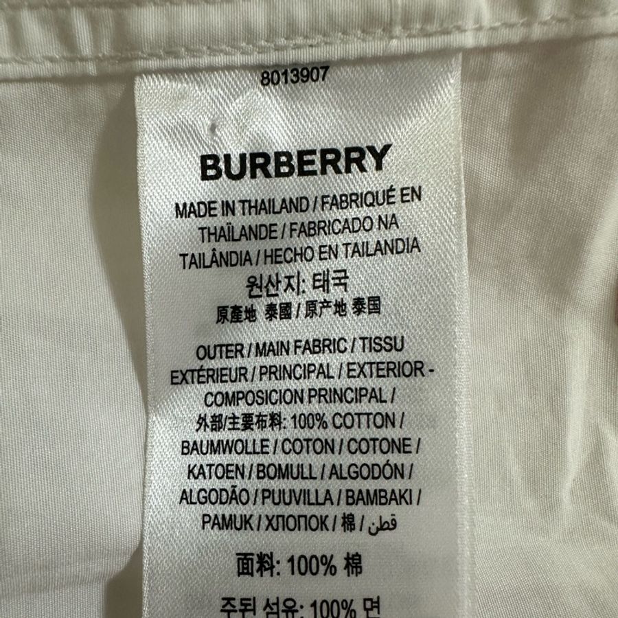 二手BURBERRY白襯衫洋裝-8