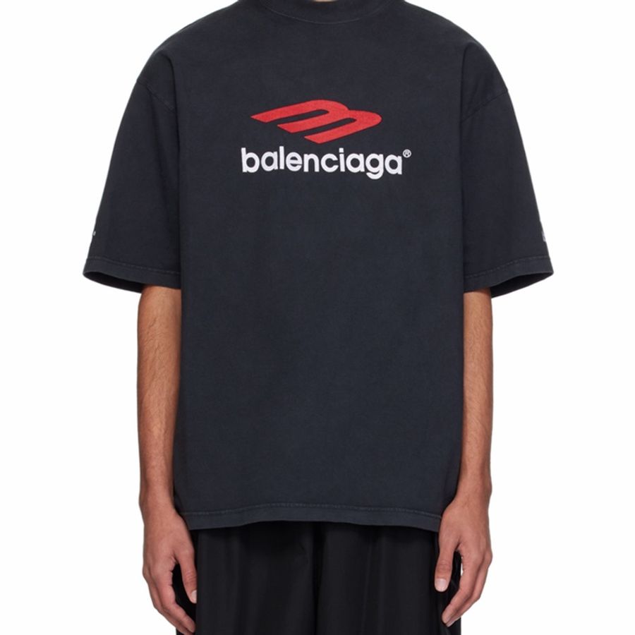 Balenciaga 男女同款 logo標識短袖T恤XXS XS S M L XL碼-4