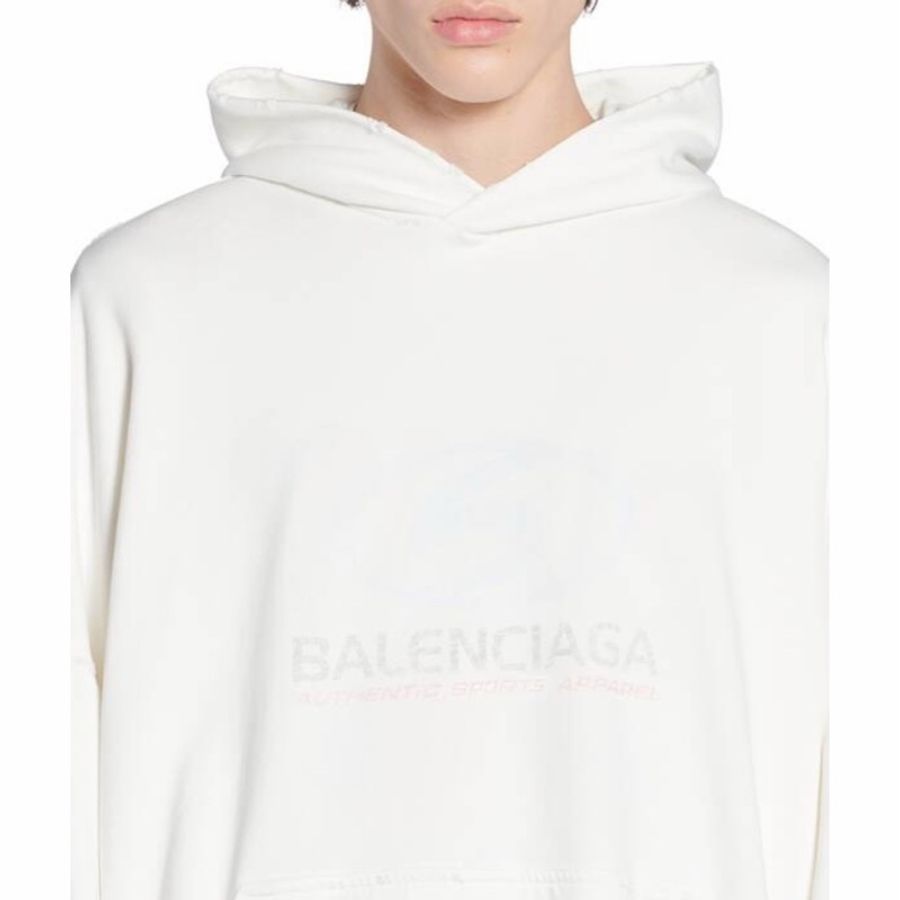 Balenciaga 男女同款 衝浪者連帽衛衣2 3碼模特身高:190CM,穿著4碼。-4