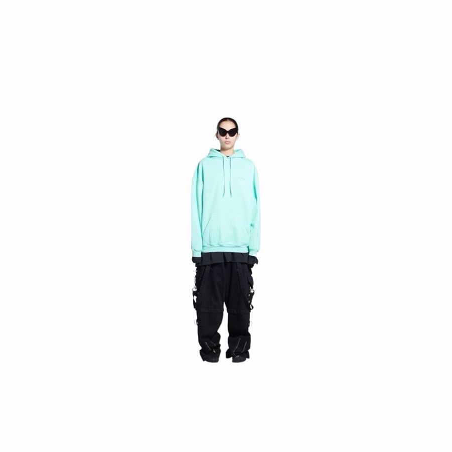 Balenciaga 女士 品牌標識連帽衛衣XS-2