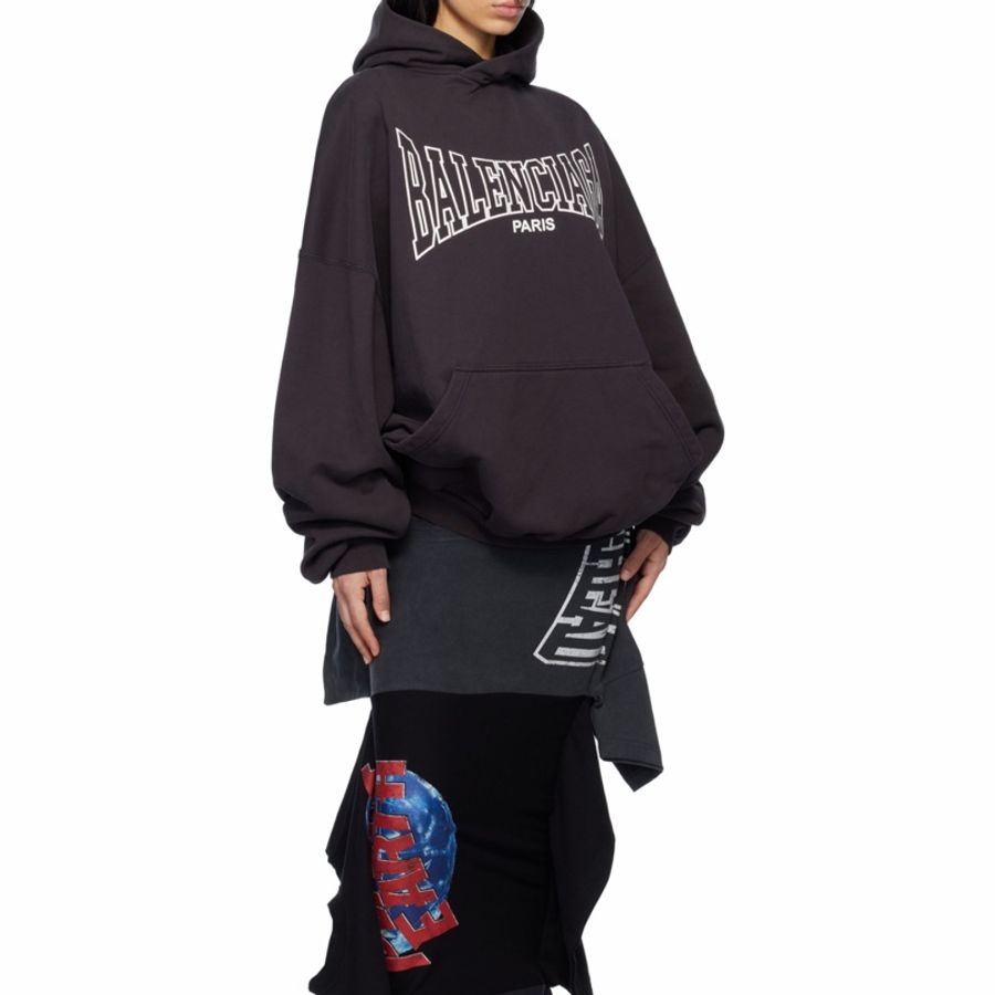 Balenciaga 男女同款 長袖連帽衛衣XS S M L碼-0