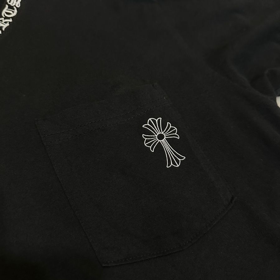 克羅心 chrome hearts 十字 圓領 梵文 短袖 M碼-3