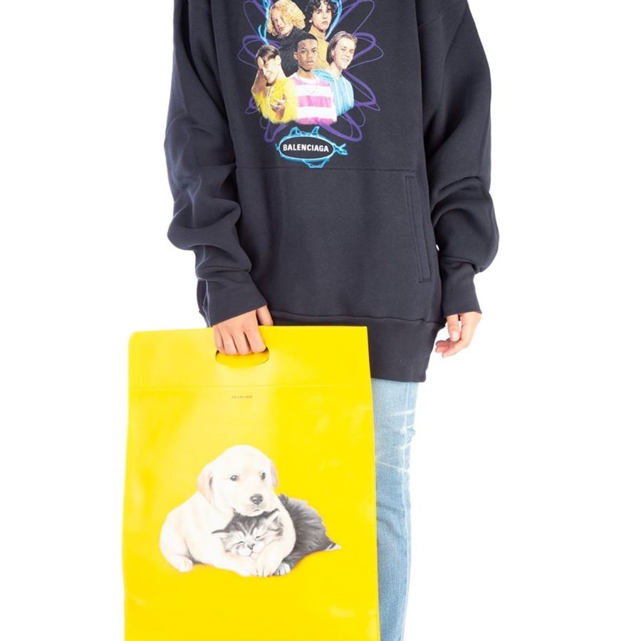 Balenciaga 女士 深藍色連帽運動衫XS S碼-1