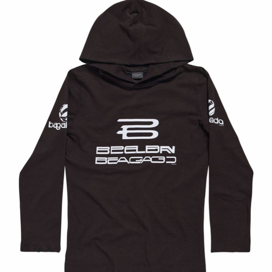 Balenciaga 男士 長袖連帽T恤XS S L碼-2