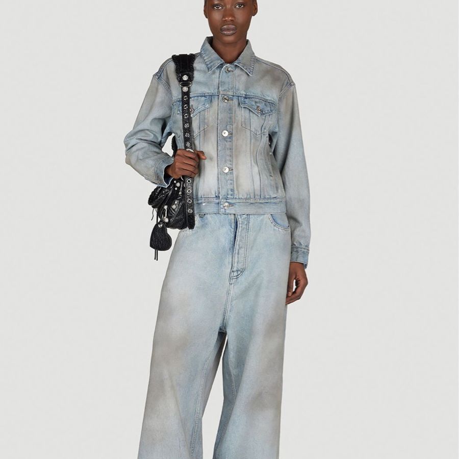 Balenciaga 女士 長袖牛仔外套FR-34 FR-36 FR-38 FR-40 FR-42碼-0