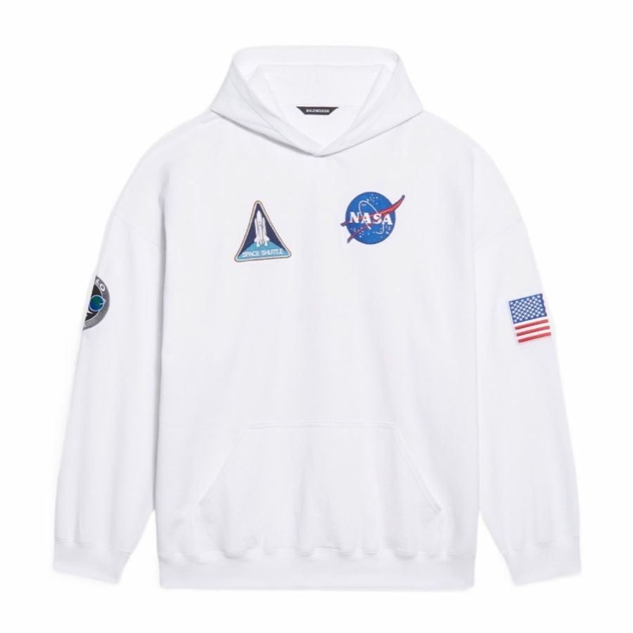 Balenciaga 男士 SPACE寬松連帽衛衣XXS XS L XL碼-0