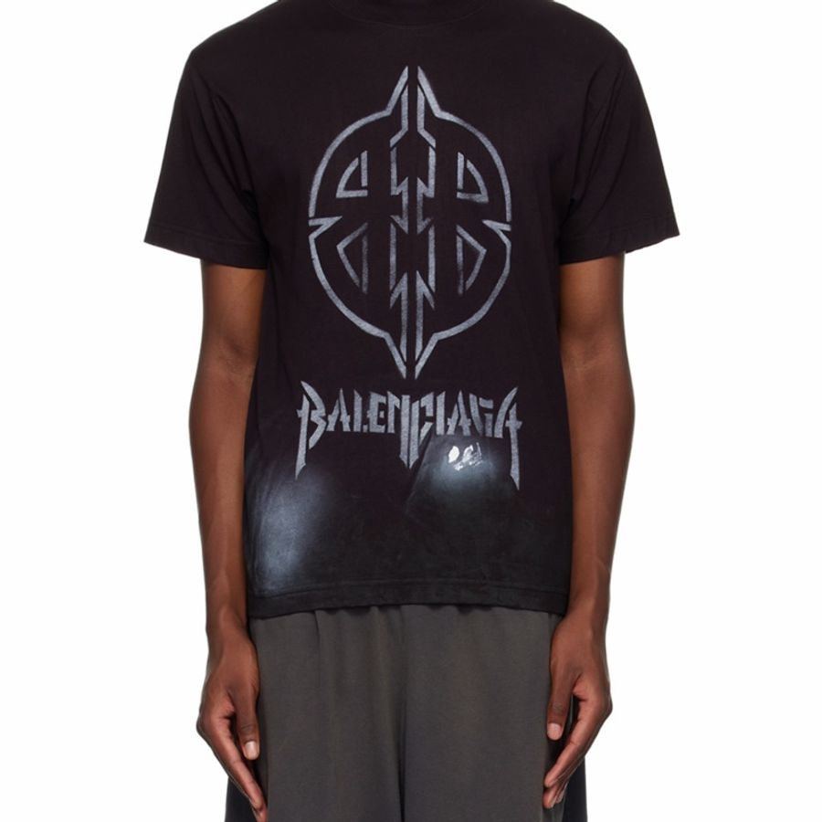 Balenciaga 女士 短袖印花T恤XS S M L XL碼-0