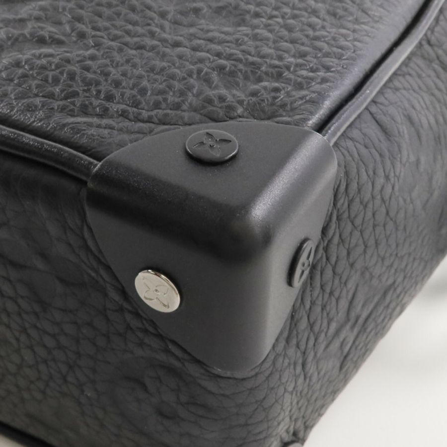 LOUIS VUITTON Monogram Taurillon Mini Soft Trunk肩背袋-7